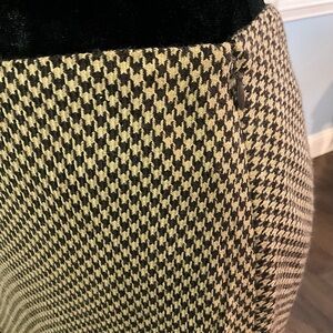 Chadwicks Vintage Brown Houndstooth, Wool Skirt Yellowstone